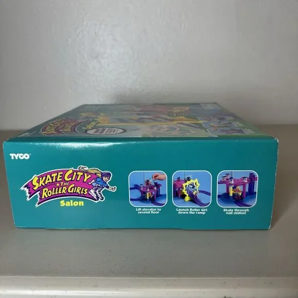 Tyco Skate City n the Roller Girls Salon Playset Vintage 1996 New 90s Toy 2088-1 - Picture 11 of 16